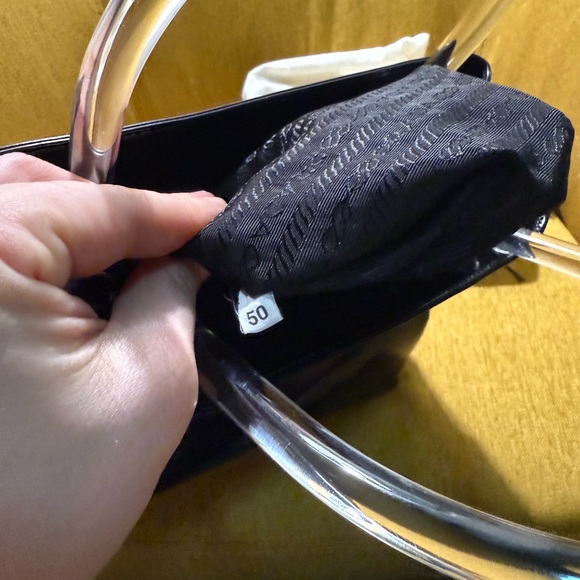 Authentic Prada Limited Edition Patent Leather Runway Bag GUC - Picture 12 of 13